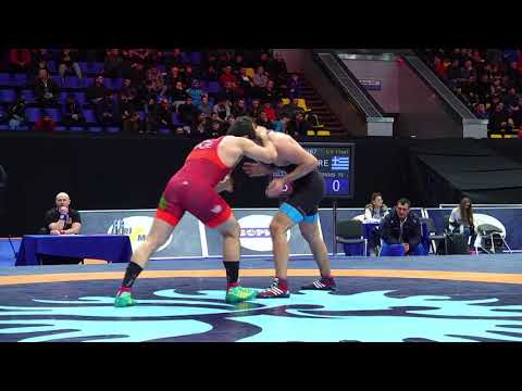 1 4 Final GR   87 kg AZE ISLAM ABBASOV GRE DIMITRIOS TSEKERIDIS