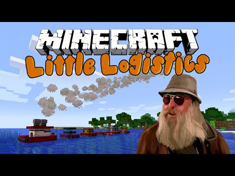 Item-Transport mit Booten! 🚢 LITTLE LOGISTICS [Forge 1.19.2] 🚢 MINECRAFT Mod Vorstellung | 🇩🇪