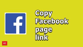 How to copy Facebook page link on android