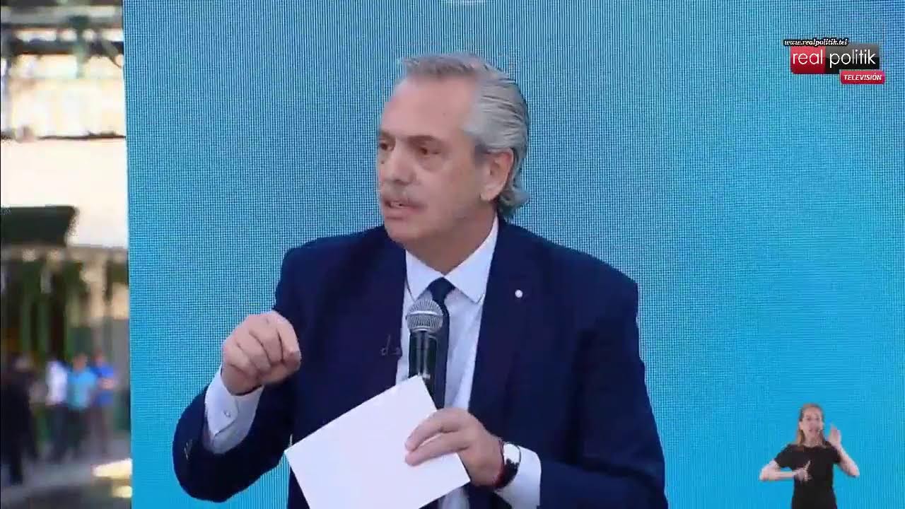 Alberto Fernández inauguró obras en la estación de trenes del Roca en La Plata