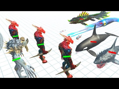 kING SCOURGE + 3X INFERNALS AGAINST FACTIONS  -  MOBILE -  ANIMAL REVOLT BATTLE SIMULATOR