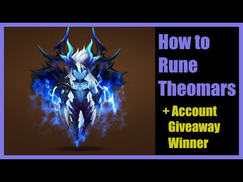 How to Rune Theomars + Summons + Account Giveaway Winner - Summoners War
