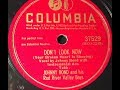 Johnny Bond "Don't Look Now"
