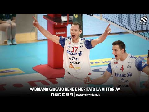 Playoff 5º posto, intervista post Milano - Verona di Tine Urnaut