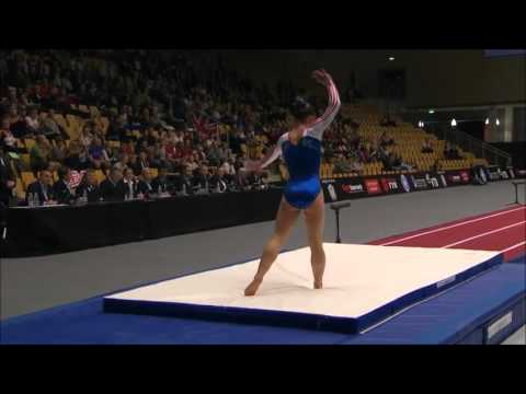 Marie Deloge FRA 2015 Team World Tumbling Final