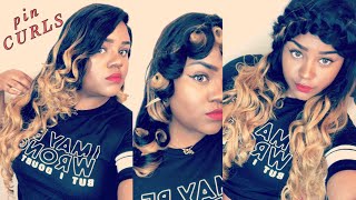 Liquid Cap Quick Weave + Pin Curls ft. Huaren Hair Amazon Hair