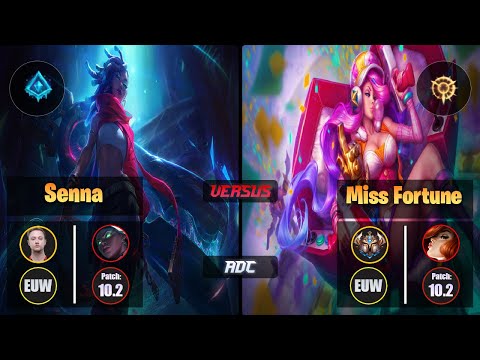 Rekkles SENNA (ADC) [Glacial Augment] VS MISS FORTUNE - Challenger EUW Patch 10.2