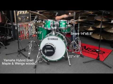 YAMAHA Absolute Hybrid Maple - Jade Green Sparkle