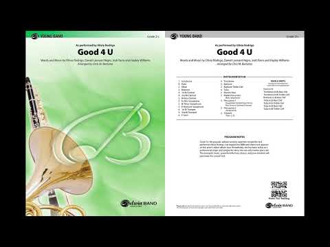 Good 4 U, arr. Chris M. Bernotas – Score & Sound