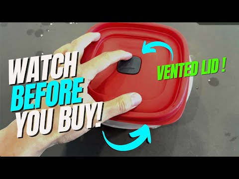 RubberMaid Vented Lids - Full HONEST Test & Review! #rubbermaid #containers #mealprep