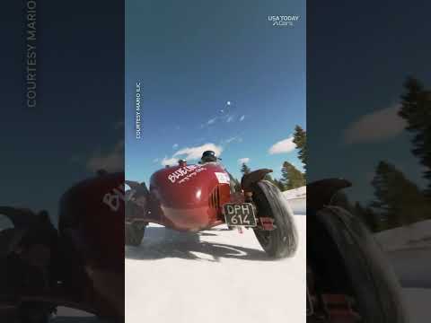 These vintage cars prove they can still handle the snow