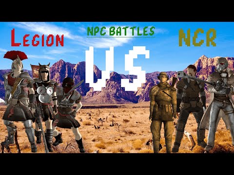 All Legion Vs All NCR | Fallout: New Vegas NPC Battles