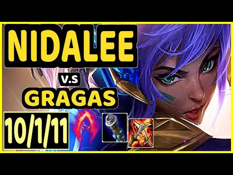 SEVENARMY (NIDALEE) vs GRAGAS - 10/1/11 KDA JUNGLE GAMEPLAY - EUW Ranked DIAMOND