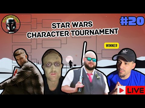 #20 - A STAR WARS CHARACTER TOURNAMENT - ANAKIN Out First Round? MACE WINDU vs. OBI-WAN KENOBI!