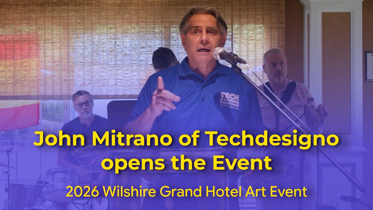 John Mitrano of Techdesigno Opens the Event