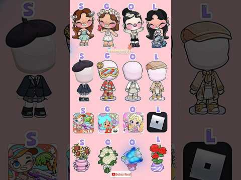 S C O L CHOOSE YOUR FAVOURITE AVATAR WORLD LOOK!!😍🔥#avatarworld #avatarworldgame #pazu #shorts #fyp