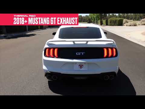 B918-C918 2018-2023 Ford Mustang GT Fastback 3in Catback Exhaust