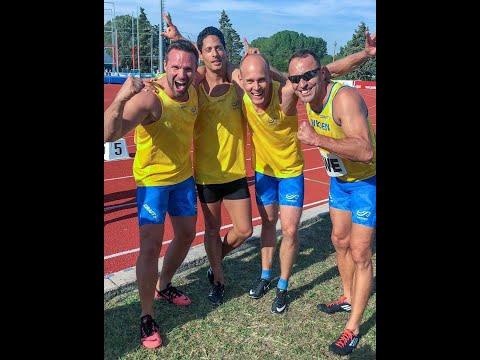 European M40 champion 4x100m in Venice 2019