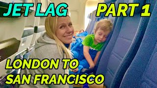 Jet Lag Demystified: How Long for kids to ADJUST? London to West Coast USA Travel Diary - Part One
