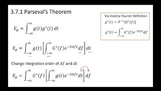 2 - 3.2.1 Parseval's Theorem