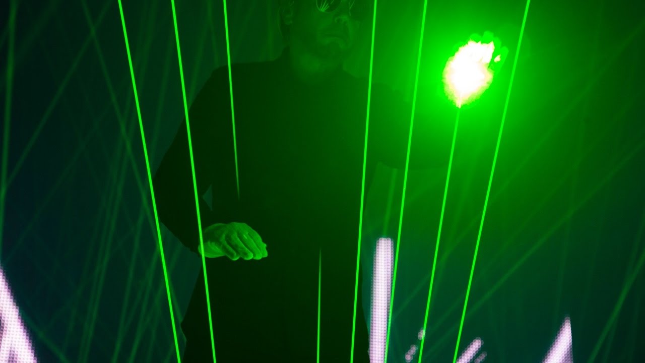Jean-Michel Jarre - The Time Machine Live (Laser Harp) - YouTube