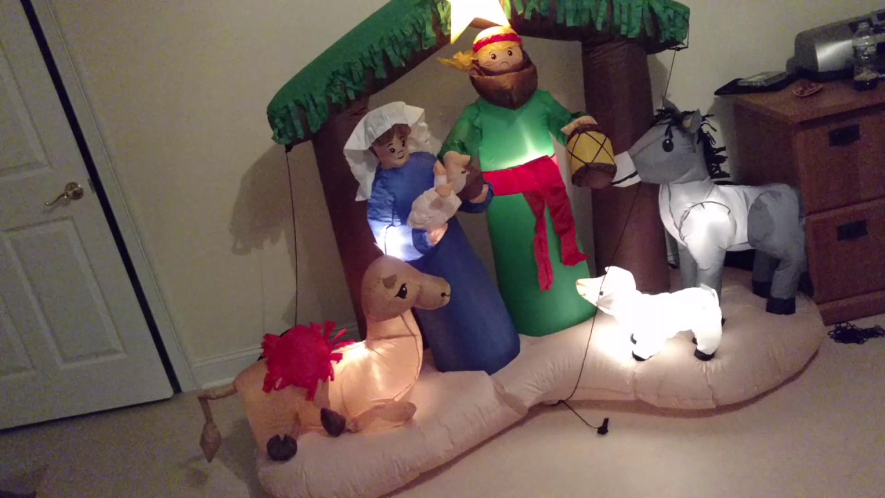 Gemmy 6.5ft Nativity Scene Inflatable Review