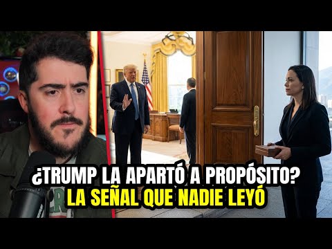 Did Trump ignore María Corina? | Acquaviva explains the meeting that many didn't understand