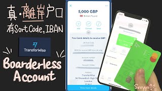 Transferwise 同 Transferwise Boarderless Account 有咩分別? 邊個適合香港人用? 💳附青色debit card開箱