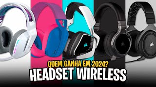 Os 5 Melhores HEADSET WIRELESS em 2024! Sem Fio mais vendidos ✅