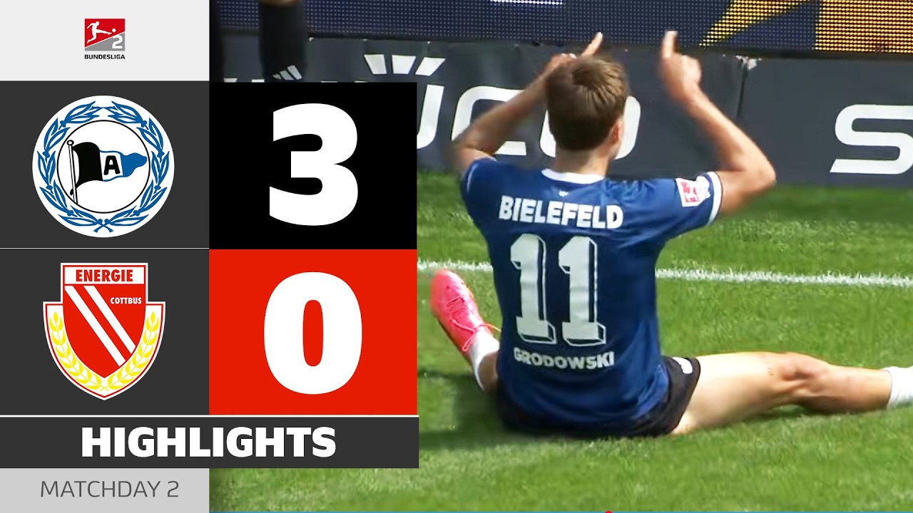 Hattrick-Hero! | Arminia Bielefeld - Energie Cottbus | Highlights | Bundesliga 2