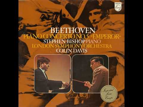 Beethoven Piano concerto no 5 in e flat op Stephen Bishop sir Colin Davis the london