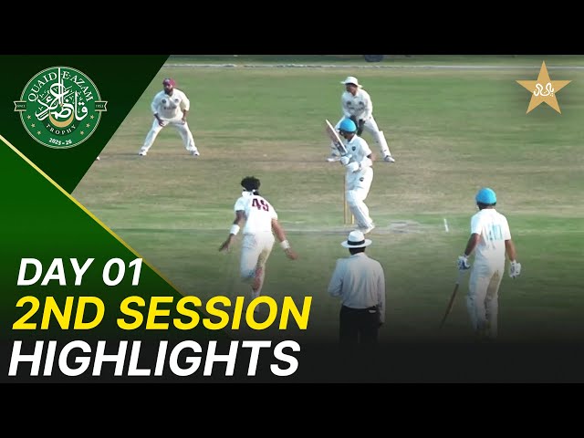 2nd Session Highlights | Multan vs Bahawalpur | Day 1 | Quaid-e-Azam Trophy 2025-26 | PCB | M2P1K