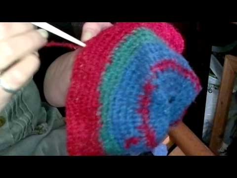 Naalbinding- needle knitting- tkanie igłą