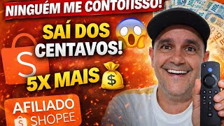 AFILIADO Mostrei como lucrar 5x mais com esse Controle ENSINEIi estratégia  sair centavos na Shopee