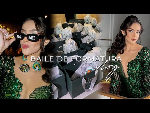 MEU BAILE DE FORMATURA | kit formatura, make, cabelo, vestido… | vlog