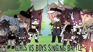 Girls vs Boys Singing Battle (Gacha Life) FW warni