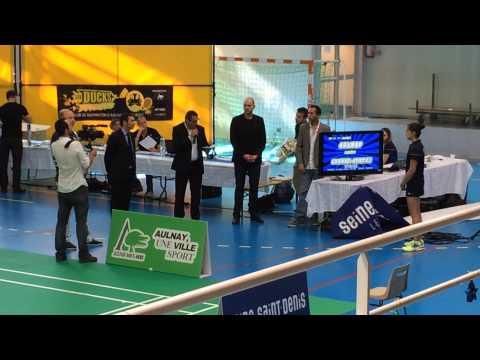 Top 12 Badminton 2014-2015 Aulnay-sous-Bois - Grande-Synthe 6-2 - Mohamed Ayyadi