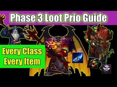 Full Black Temple & Hyjal Loot Prio Guide