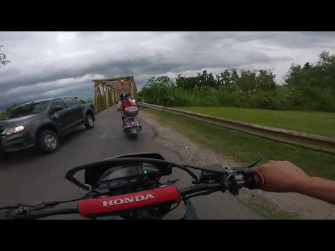 Camino "Héroes de Malvinas" Avellaneda / Reconquista Santa Fe - XR 250 Tornado - Dia de lluvia