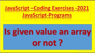 Download the video "JavaScript Object is an Array?"