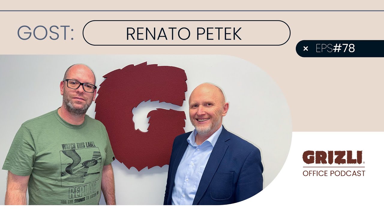 Grizli Office Podcast #78 Renato Petek - Možemovske udruge dobivaju toliko da ne stignu potrošiti.