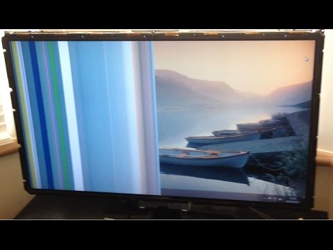 Half Screen Tv Problem | Tv Screen Split In Half | Troubleshoot Only | Possible Temporary Repair Fix