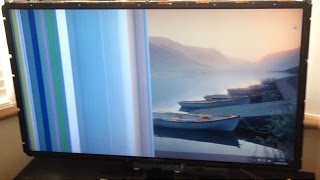 Lcd Tv Half Black Screen Diagnosis and Quick Easy Fix Tip