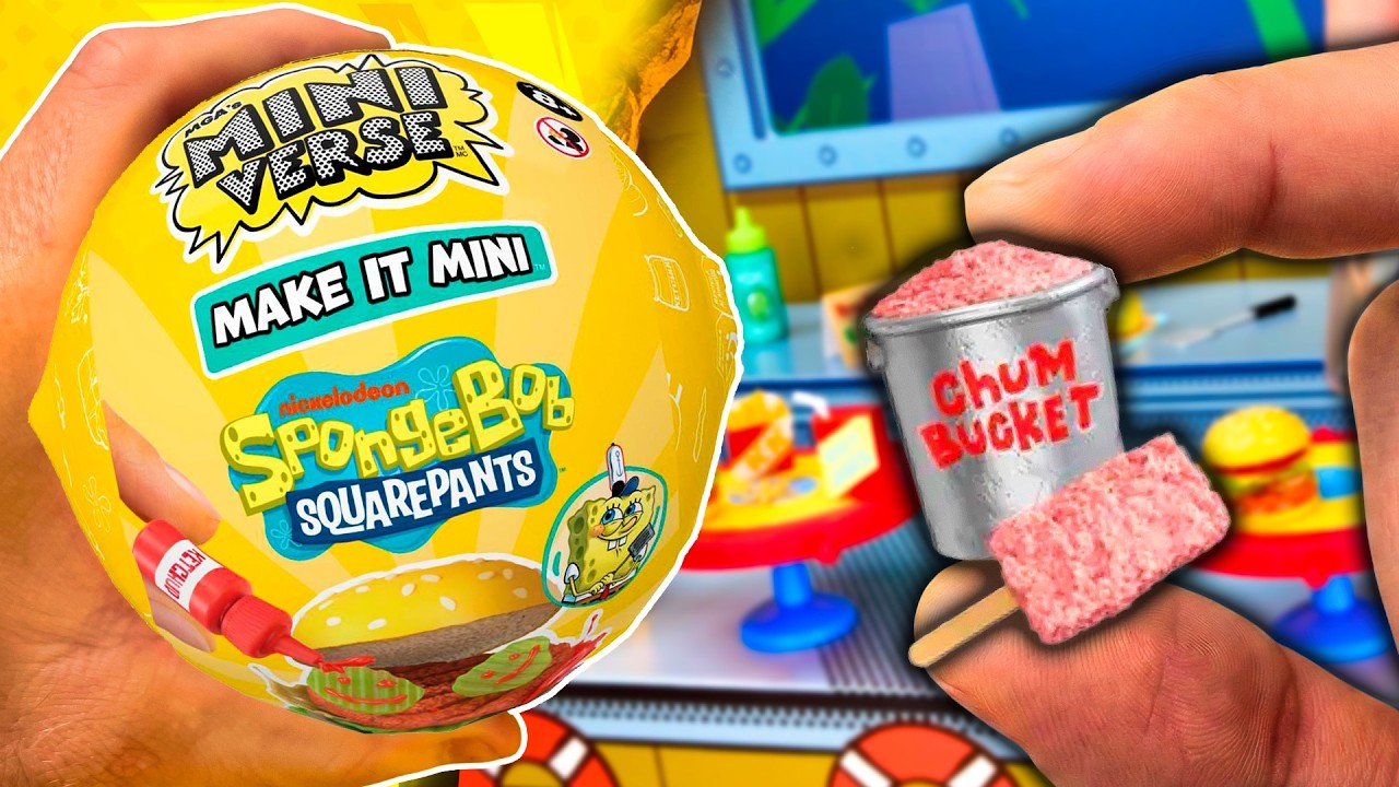 Unboxing Miniverse SpongeBob — Chum Bucket, la receta de Plankton