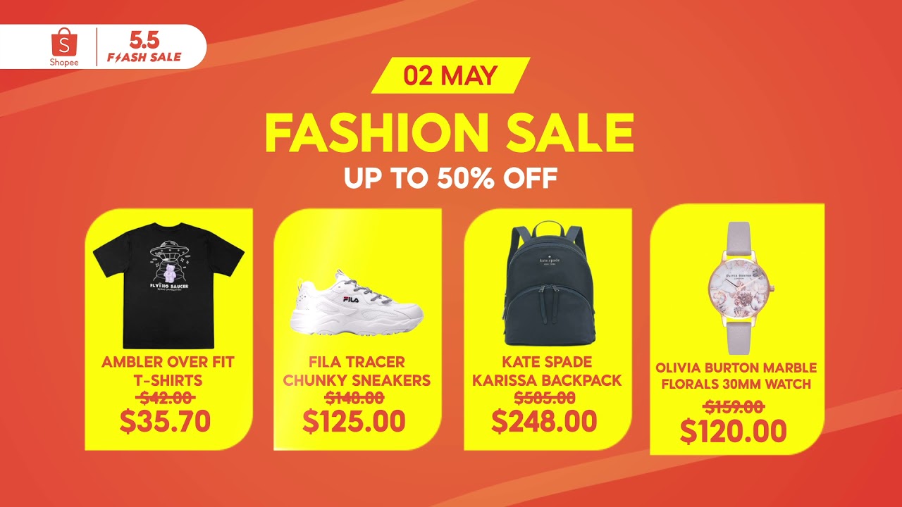 Get the best deals this Shopee 5.5 Flash Sale!