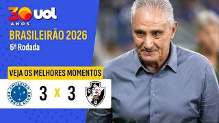 CRUZEIRO EMPATA COM VASCO E TITE É DEMITIDO APÓS VAIAS! VEJA OS MELHORES MOMENTOS DO BRASILEIRÃO