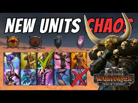 New Units for BEASTMEN & WARRIORS OF CHAOS with Tides of Torment DLC | Total War Warhammer 3