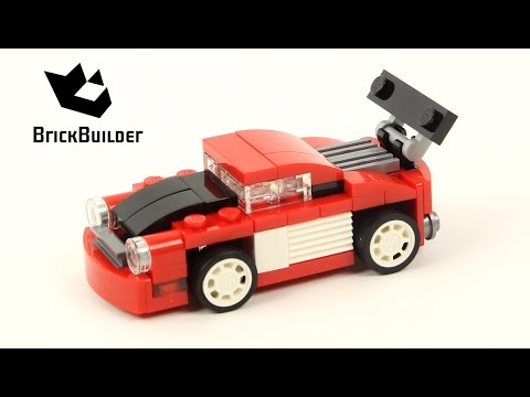 Vidéo LEGO Creator 31055 : Le bolide rouge