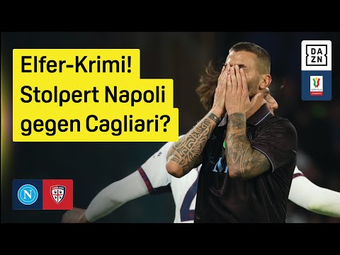 SSC Neapel - Cagliari | Achtelfinale | Coppa Italia | DAZN Highlights
