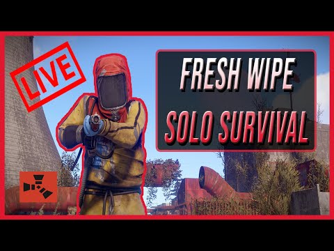 Rust Solo Survival Fresh Wipe Day 3 Someone Tried To Raid Us
